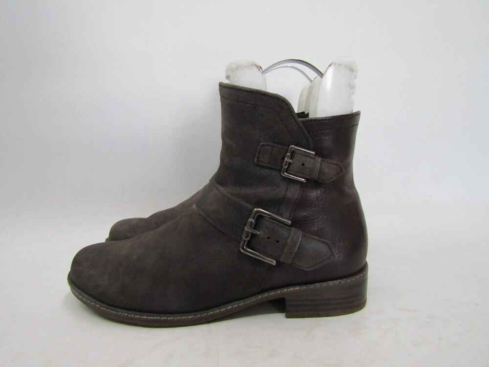 Gabor Womens Size 5 UK / 7.5 USBrown Leather Suede Zip Buckle Ankle Boots
